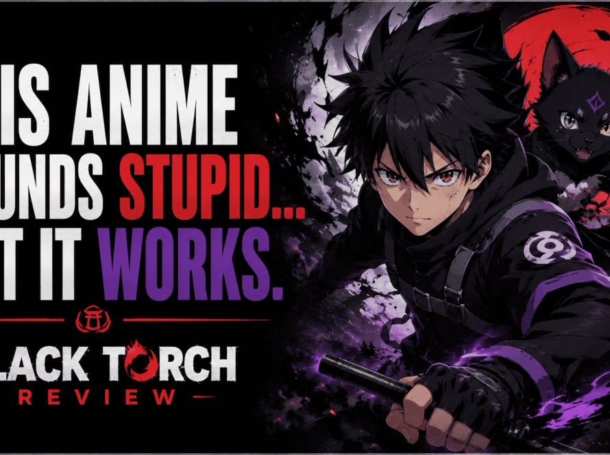 Jiro Azuma and Rago from BLACK TORCH anime