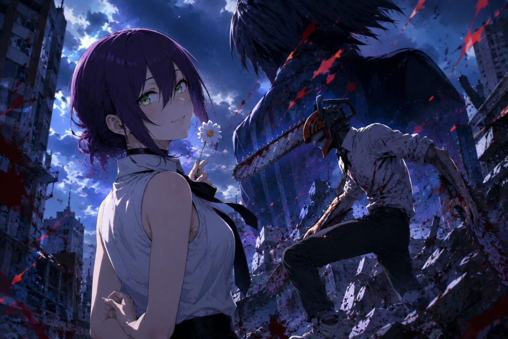 Chainsaw Man Reze Arc anime scene