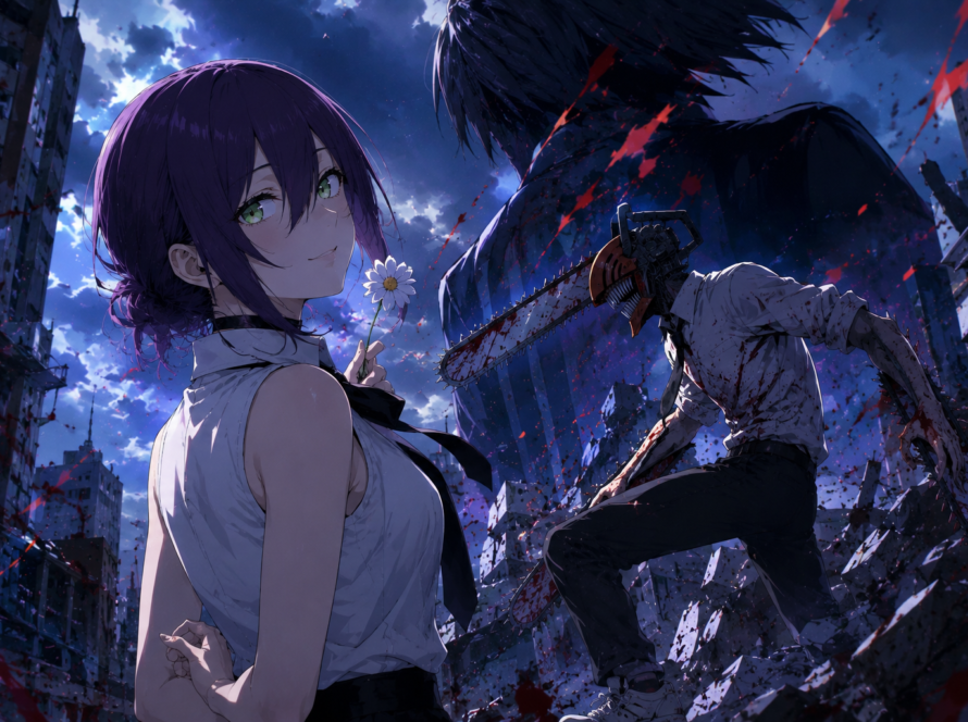 Chainsaw Man Reze Arc anime scene