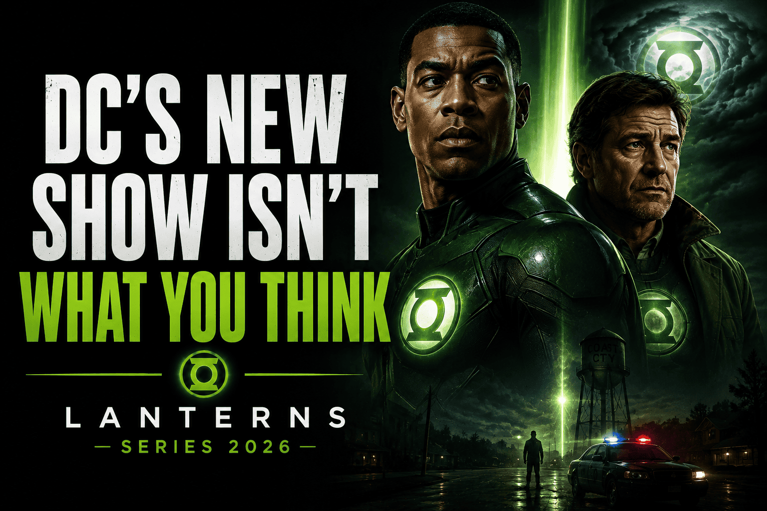 Lanterns DC series featuring John Stewart and Hal Jordan