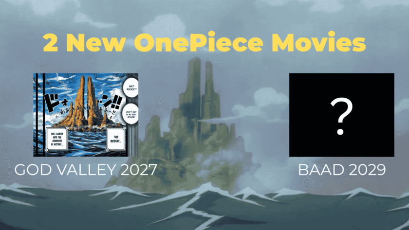 One Piece Film God Valley and BAAD movie announcement