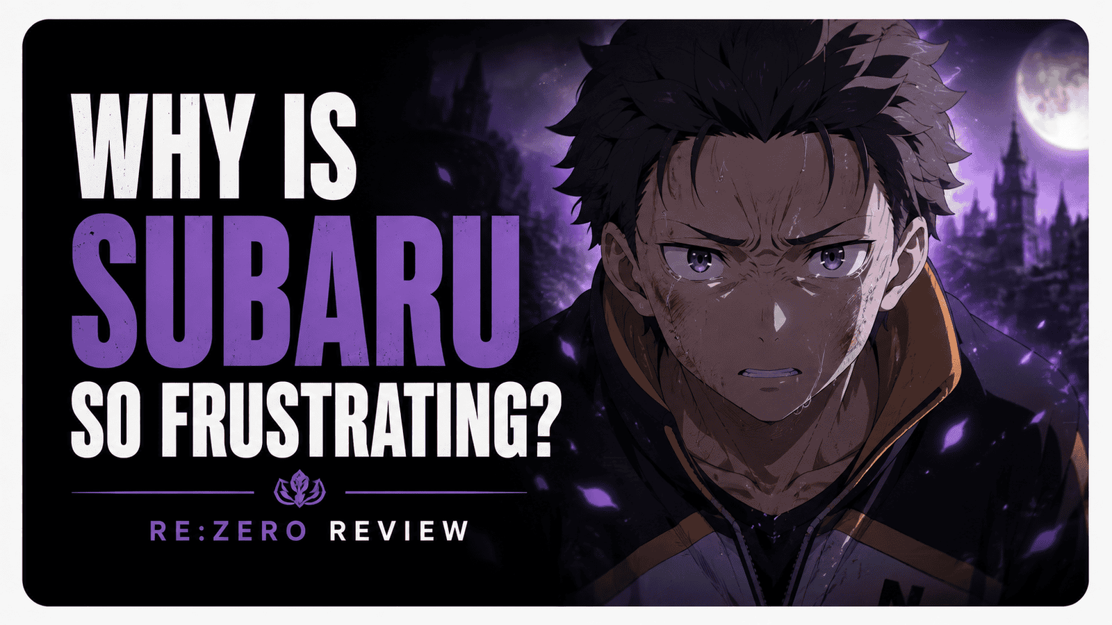 Subaru Natsuki from Re:ZERO anime