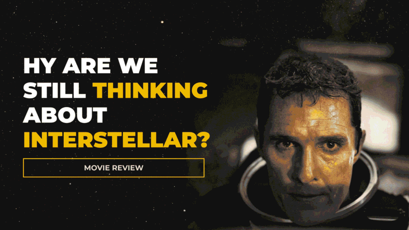 Interstellar movie review featuring Cooper in space