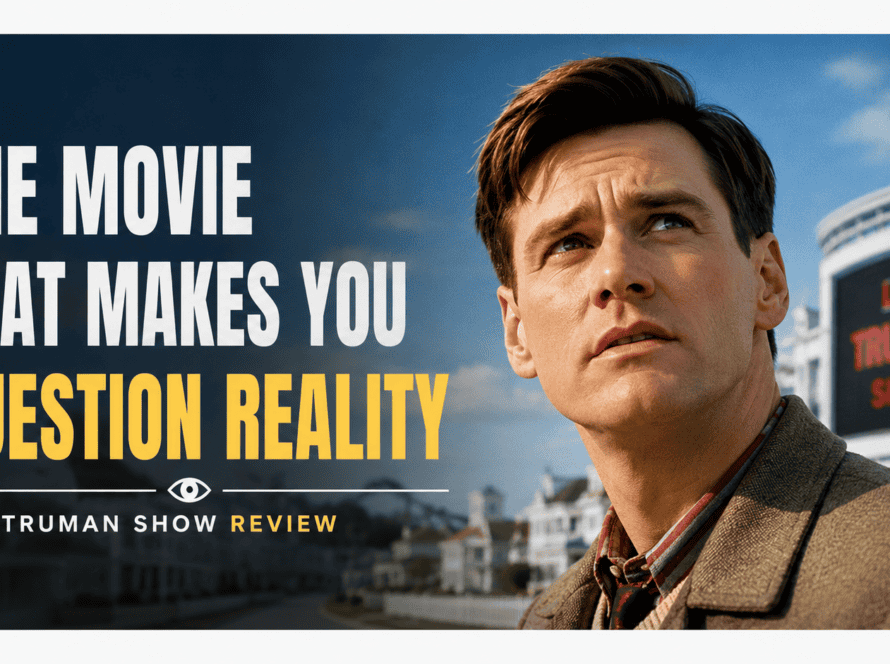 Jim Carrey as Truman Burbank in The Truman Show